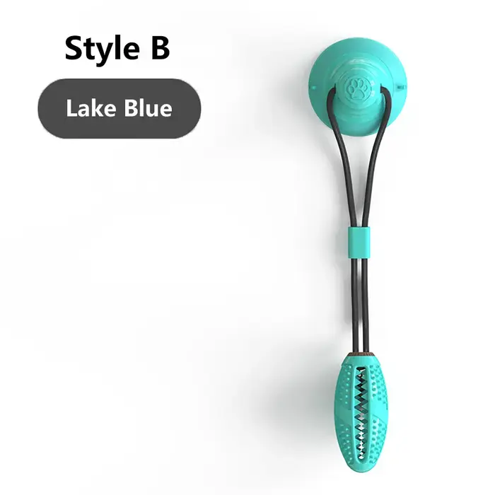 Jouet interactif pour chien en silicone avec ventouse, balle à mâcher pour animaux de compagnie, bro