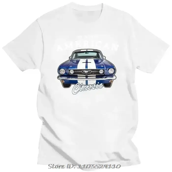 T-shirt Mustang Muscle Car pour hommes