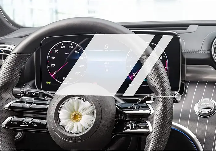 Verre trempé pour Mercedes Benz classe C C C250 C300 W206, Film de protection pour écran tactile et 