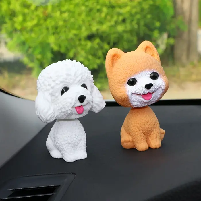 Décoration de tableau de chien secouant la tête