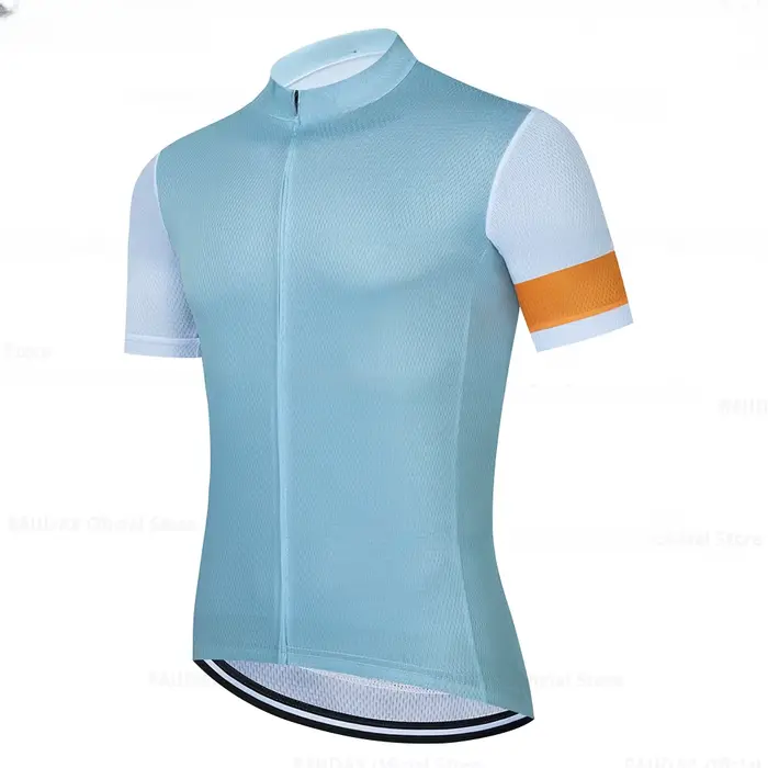 Maillot de Cyclisme Polyester Protecteur UV Manches Courtes Multicolore pour Hommes et Femmes Occasions de Vélo et Triathlon