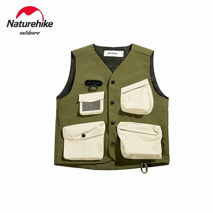 Natureifa-Veste de chasse sans manches pour enfants, gilet d'outillage d'alpinisme, sports de plein 