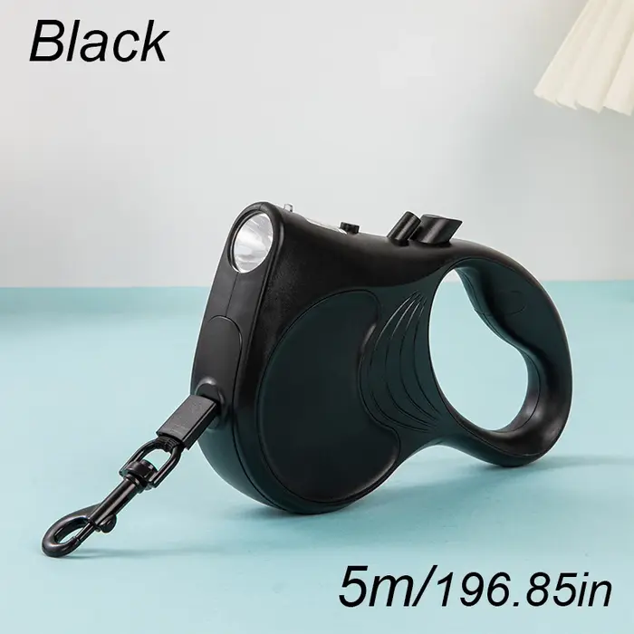 Laisse pour chien de 5m, pour petits chiens et chats, avec lumières, pour petits, moyens et grands c