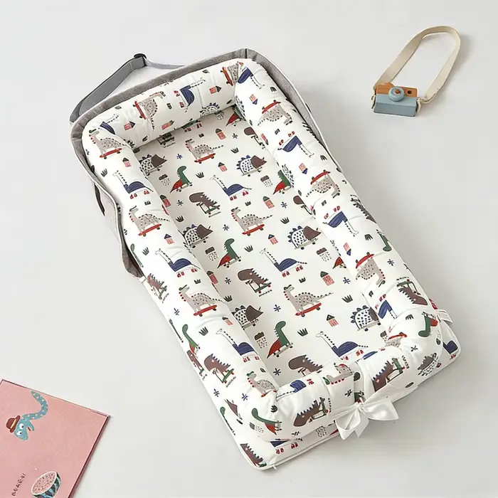Nouveau berceau de voyage pliable pour bébé, lit d'appoint avec sac de transport pour nouveau-nés, l