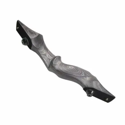 Riser d'arc recourbé en bois haute densité 15 pouces pour chasse et tir à l'arc occassions spéciales