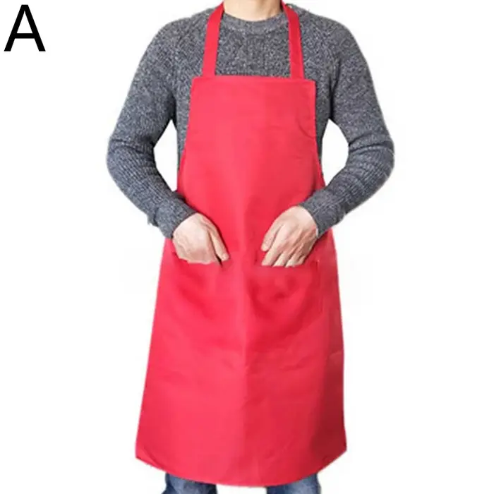 Tabliers de cuisine pour femmes et hommes, tablier de travail de Chef, cuisine, Restaurant, Bar, bou