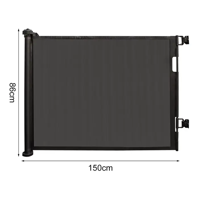 Porte d'escalier extensible 0-150 Cm, porte de barrière pour bébé, porte de sécurité pour enfants, c