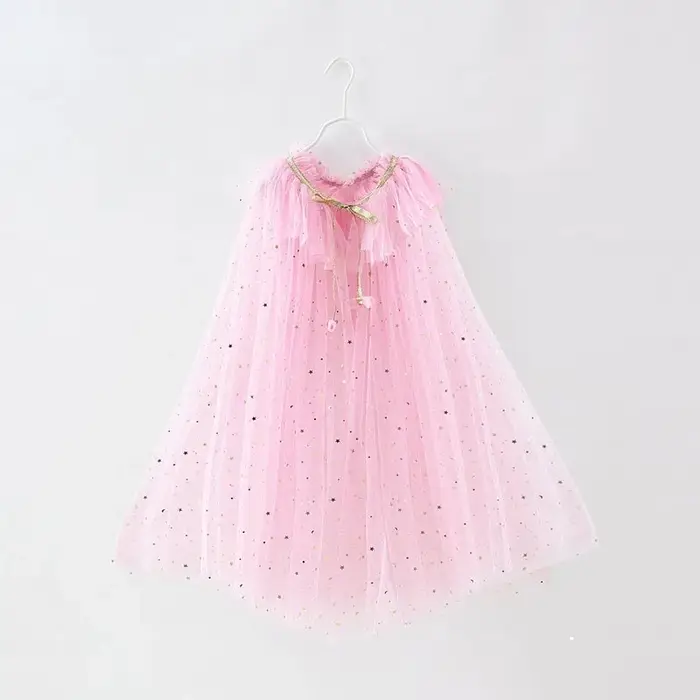 Cape d'été pour filles, accessoires de fête princesse, reine des neiges, Elsa, Anna, Costume raiponc