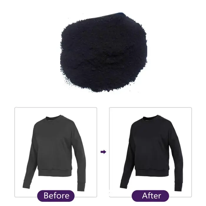 500g couleur noire tissu colorant Pigment