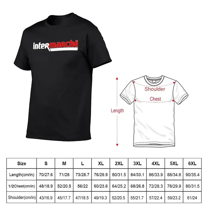 T-shirt design simple Intermarche pour hommes