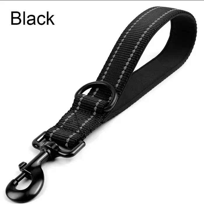 Laisse courte pour chiens 30/45/60cm, laisses en Nylon pour grands chiens qui marchent avec serrure 