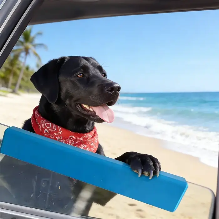 Protecteur de siège de voiture pour chien et repose-menton ​ Protection de porte en mousse pour apaiser les animaux