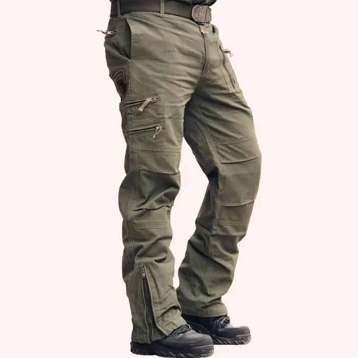 Pantalon cargo camouflage tactique homme jogger outdoor nombreuses poches noir chasse