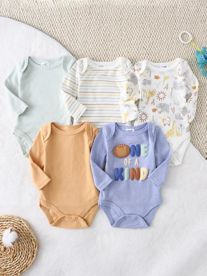 Vêtements pour bébé garçon, 5 pièces, combinaisons pour bébé garçon, printemps et automne, combinais