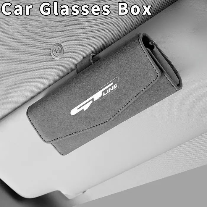 Étui à lunettes de voiture, boîte de rangement de lunettes de soleil, Clip pour KIA GT LINE K3 K4 K5