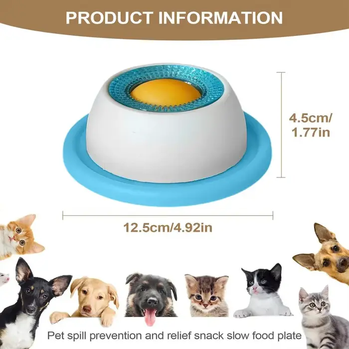 Jouets à lécher pour chiens et chats, stimulation mentale, boule à lécher, distributeur de nourritur