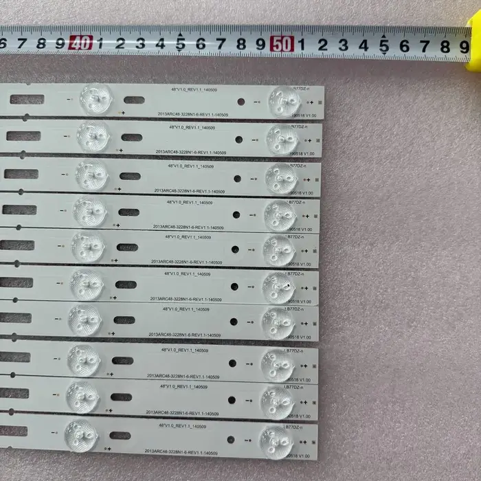 Bande LED pour Grundig 48 VLE 6520 BL 48 VLE 5520 BG 48 VLE 5421 BG 48 VLE 4421 BF 48VLE565BG 48VLE4520BF 48VLE555 48VLE685