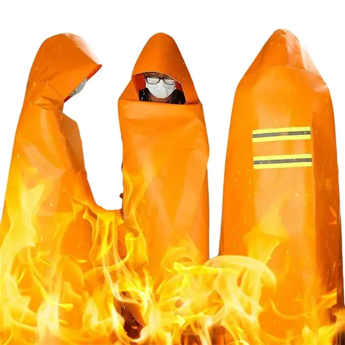 FLYY-Fire Fuga Cape Fuga Cape Home Fire Cape pour Situations d'urgence Équipement de sécurité