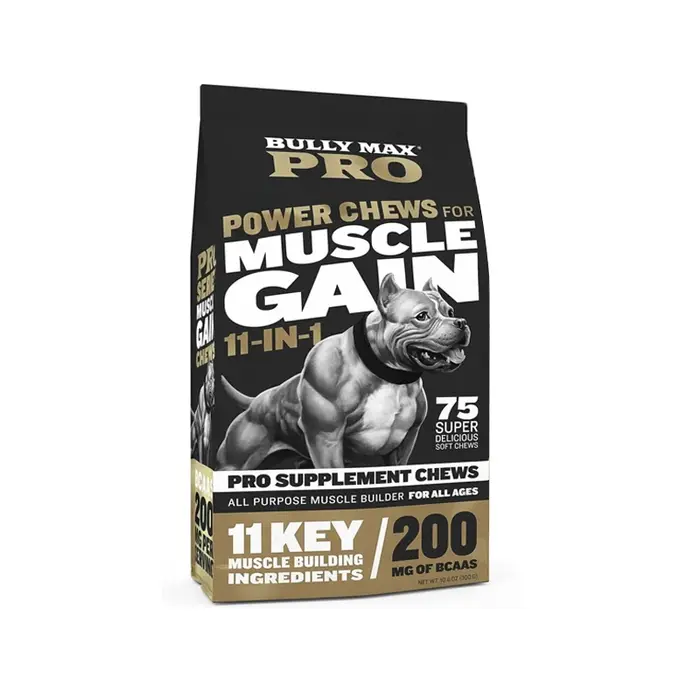 DOG BULLY MAX PRO Puissance, Augmenter la force Musculation, Peau, Pelage 11-en-1 Soutien à la perfo