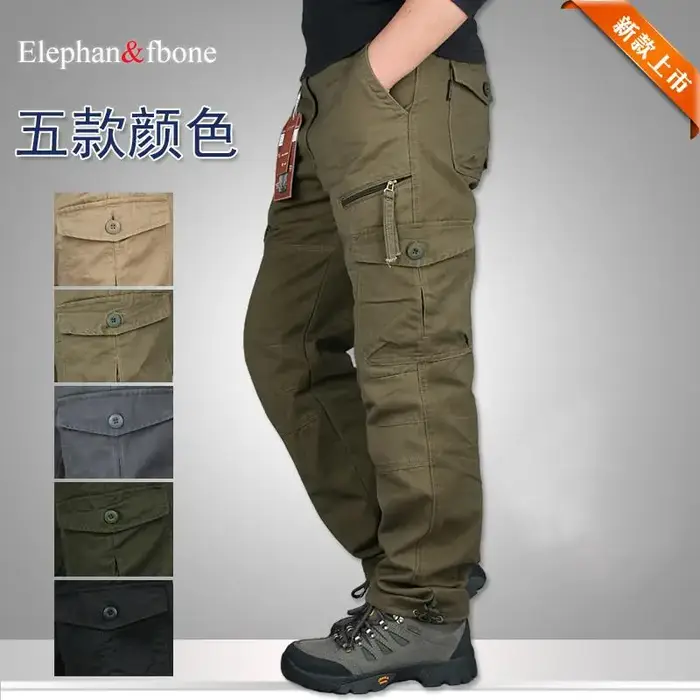 Pantalon tactique grande taille loose fit - Confort ample pour randonnée, travail et chasse