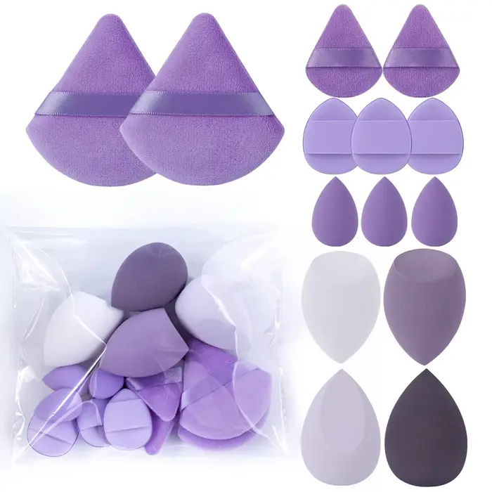 Ensemble professionnel de 3 à 20 pinceaux de maquillage doux et moelleux pour fond de teint, fard à 