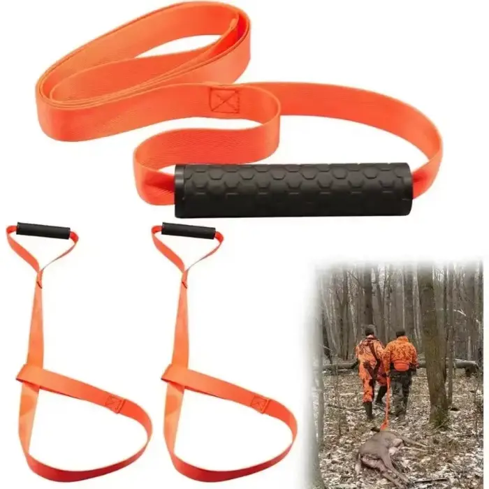 Harnais traction cerf 2025 avec poignée - Ceinture chasse portable multifonction pour ferme et extérieur