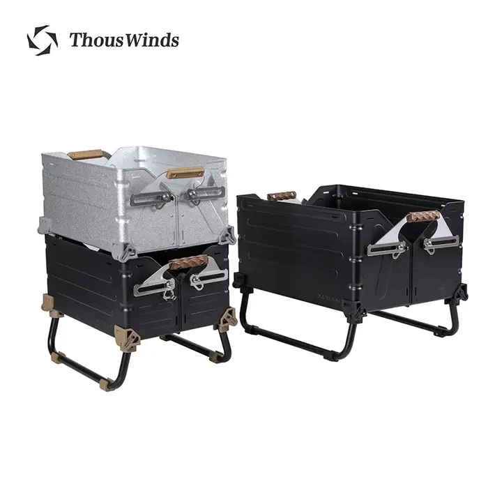 Meil des vents Shelcon jambe conception pour Snow Peak aluminium magnésium boîte de rangement pour p