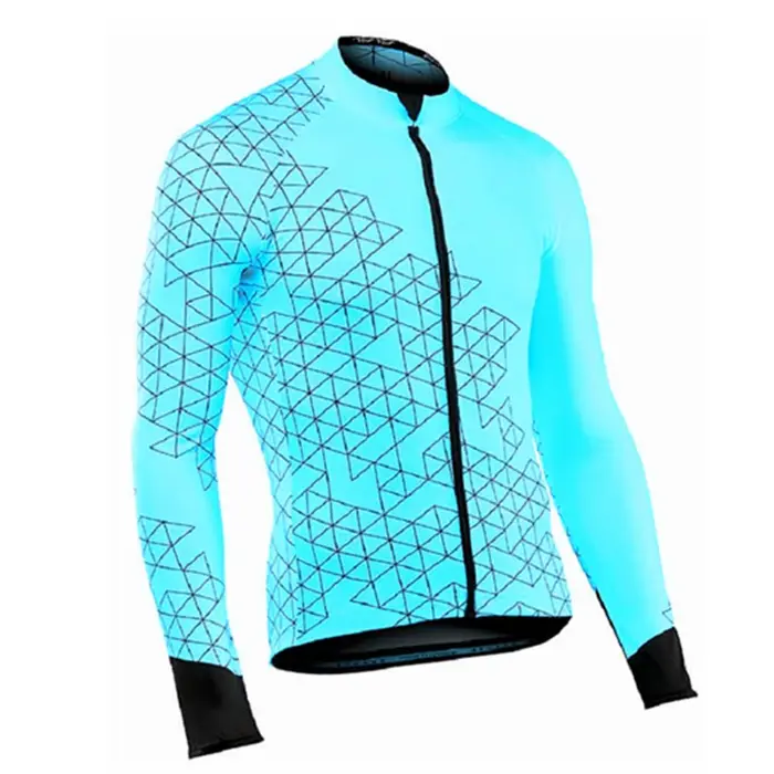 Vêtements de vélo jaune Fluorescent pour hommes, vêtements de course sur route, chemise de vélo resp