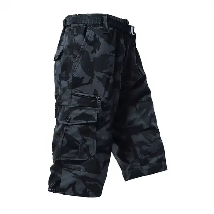 Shorts cargo décontractés pour hommes Amazon Summer, style européen et américain, multi-poches, coup