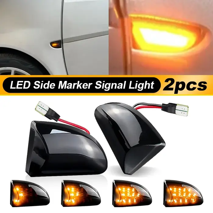 2x pour Mercedes Benz Smart Fortwo 451 MK1 & MKII 2007-2015 dynamique LED clignotants séquentiels cl