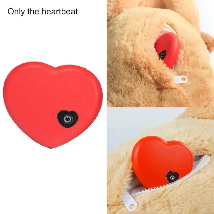 Jouet en peluche battement de cœur pour animaux de compagnie