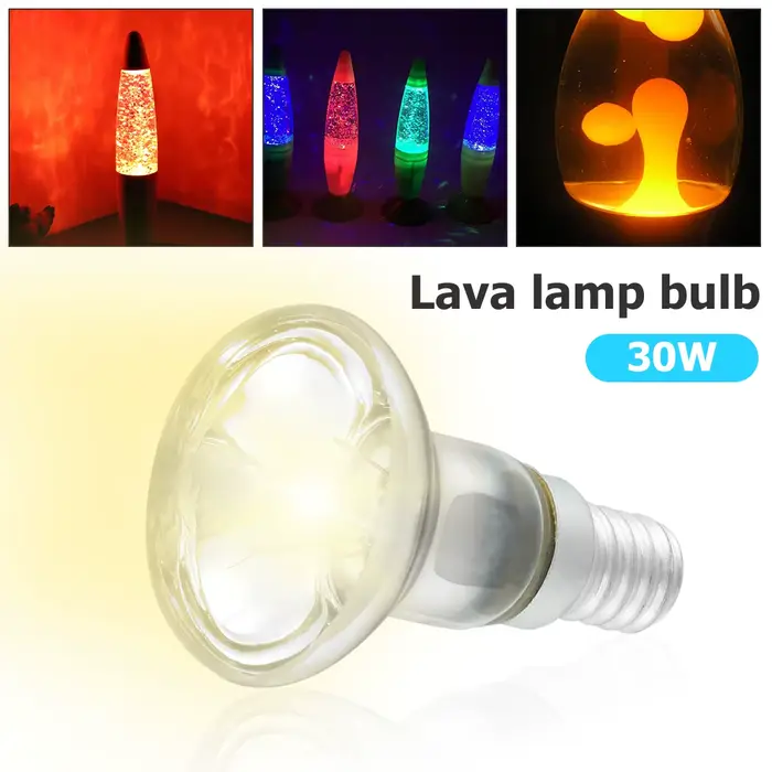 Ampoules à lave de type réflecteur, 30W, R39, E14, base, haute température, degrés, ampoules de rech