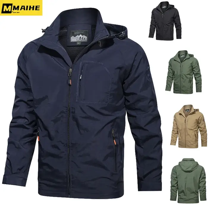 Camping randonnée veste hommes printemps automne Sports de plein air manteaux respirants escalade Tr