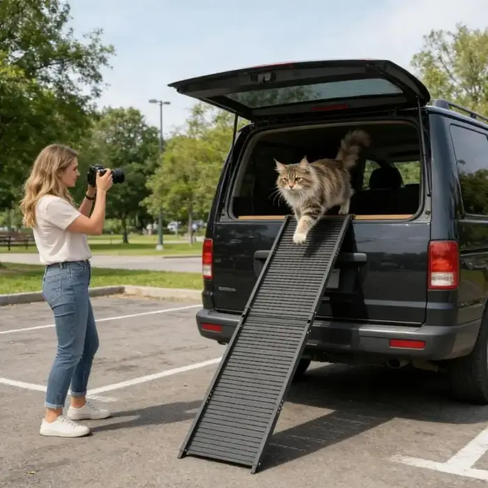 Colline flexible pour chiens pour usage domestique automobile