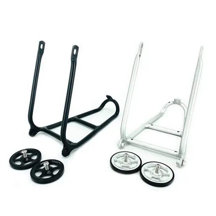 Brompton – porte-bagages arrière pliant en alliage d'aluminium, pour vélo, Type Q, Mini porte-bagage