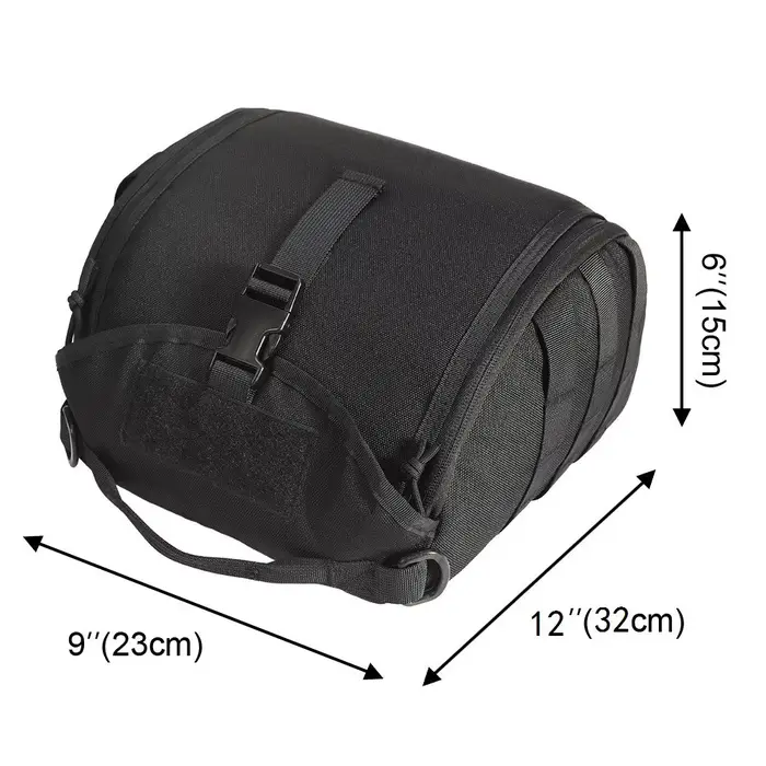 Sac de transport pour casque tactique avec fixation MOLLE - Poche de rangement pour chasse et airsoft