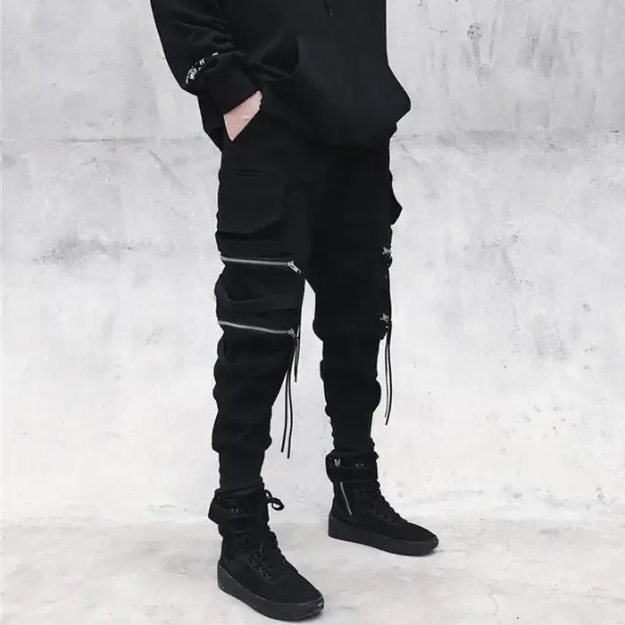 2025 nouveaux pantalons de travail pour hommes, pantalons décontractés droits amples pour hommes eur