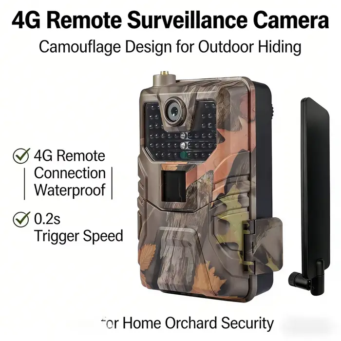 Caméra de chasse 4G 120MP 4K avec application