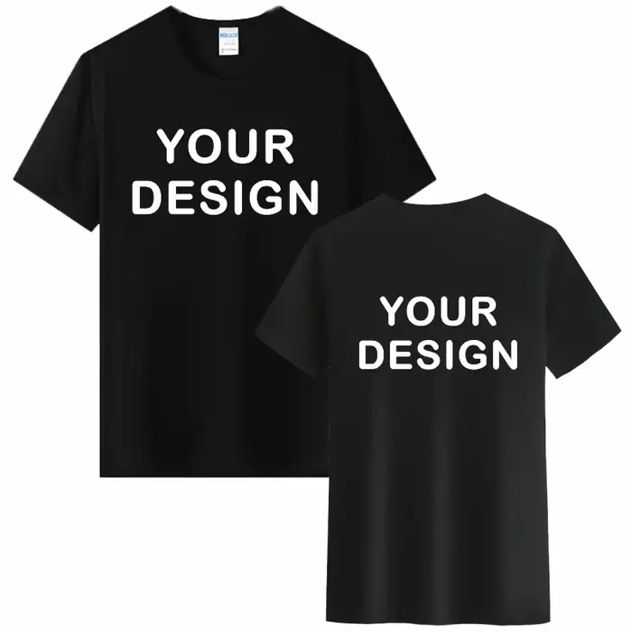 Séchage rapide personnalisable T-shirt Logo Photo broderie imprimé haut de sport de plein air pour h