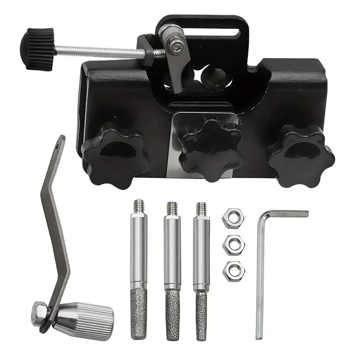 Kit d'affûtage rapide pour tronçonneuse, outil d'affûtage portable à manivelle, accessoires d'affûta