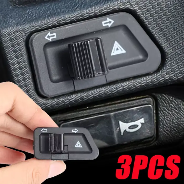 Bouton de commutation de clignotant de moto, double flash, marche, arrêt, démarrage, véhicules élect