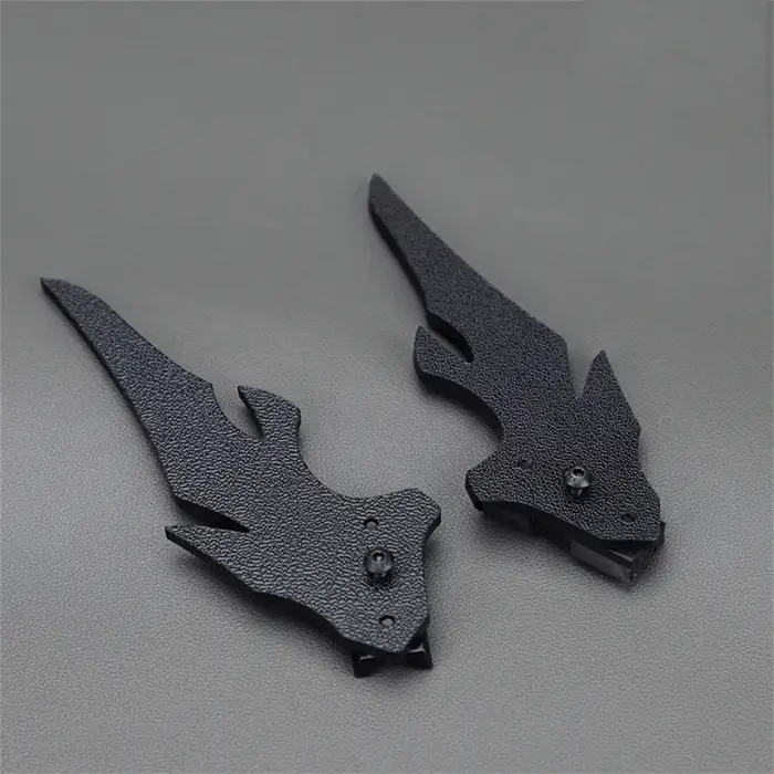 Ornements de casque tactique en forme de cornes de dragon, accessoire de cosplay pour montage sur ra