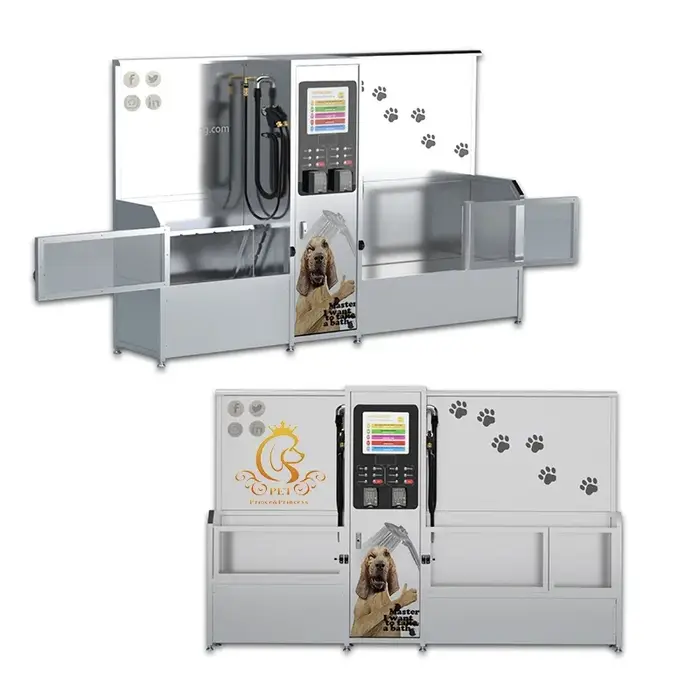 Station de lavage pour animaux de compagnie EUV PET, machine de lavage de chien en libre-service pra