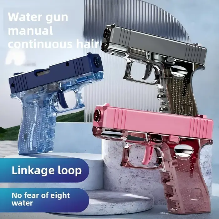 Mini pistolet à eau mécanique à tir continu, aigle du désert, petit pistolet d'été en plein air, plage, jouet pauvre, pistolet à eau pour enfants