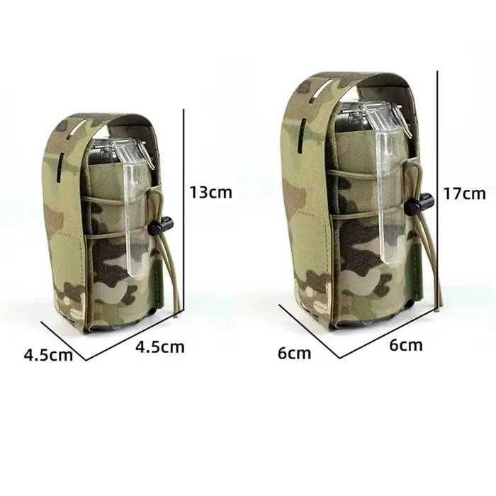 Pochette tactique grenade fumigène dummy MOLLE pour chasse et airsoft - Porte-magazine modulaire