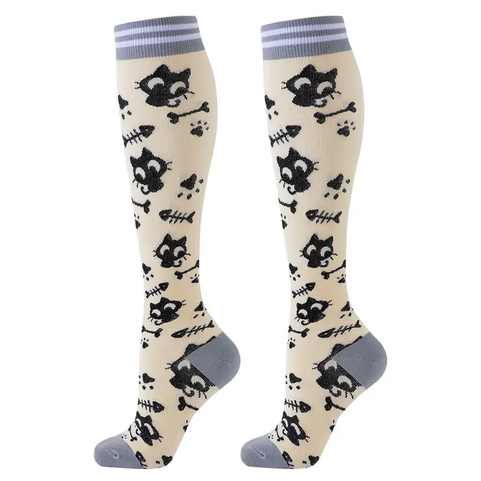 Lot 5 paires chaussettes compression Cat pour infirmières chasseurs et sportifs outdoor