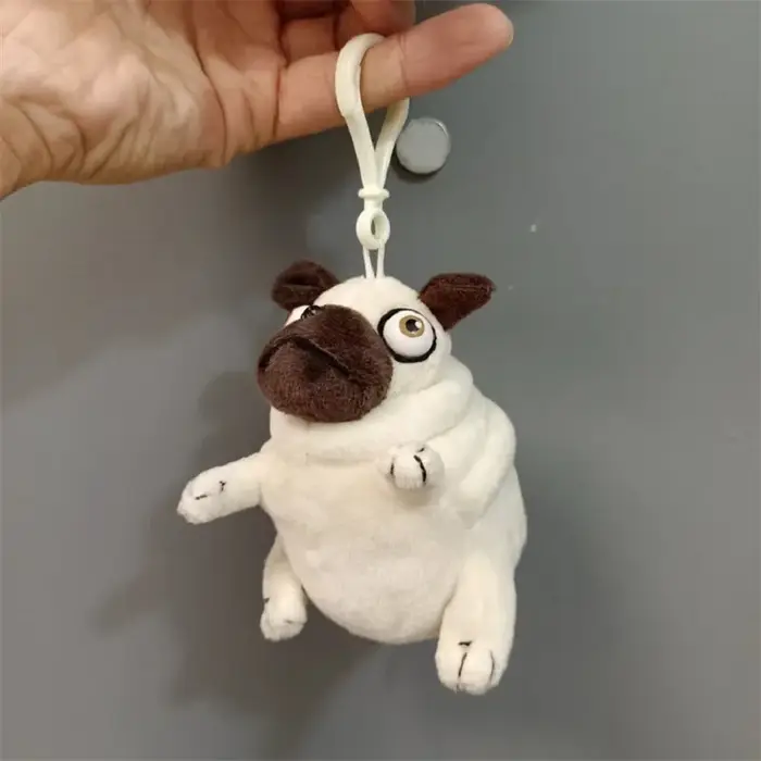 Kawaii jouets en peluche chien l'elfe gros carlin assis carlin chiens jouet poupées en peluche pour 