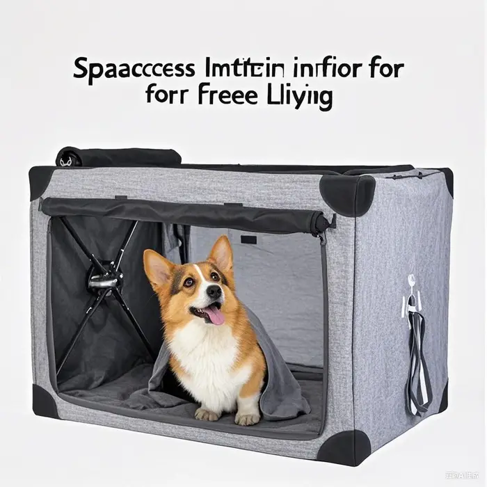 Cage de caisse pliable et pliable pour chiens