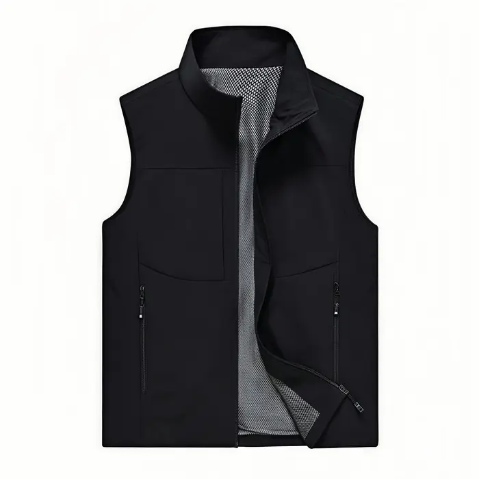 Randonnée pêche gilet hommes imperméable coupe-vent sans manches veste de course moto en plein air i