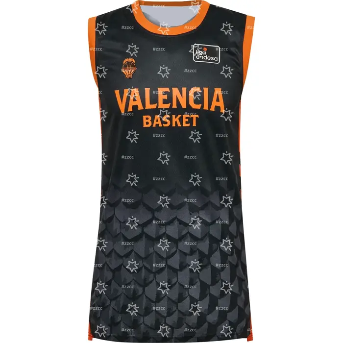 Maillot de basket domicile Valencia 25-26, kit d'entraînement, sport d'été, séchage rapide, t-shirt 